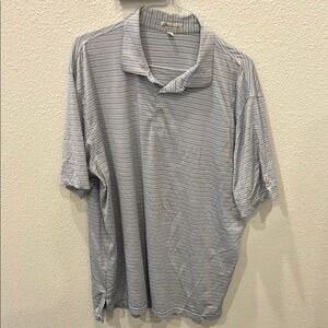 Peter Millar Blue Polo Shirt Lightweight Fabric